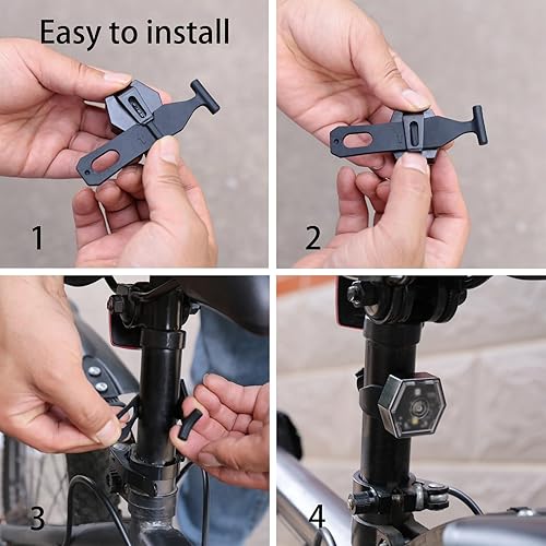 Miniatura 7 de Luz LED de seguridad, luces de correr para corredores, luces traseras de bicicleta LED con clip para perros, luz para caminar por la noche, trotar,