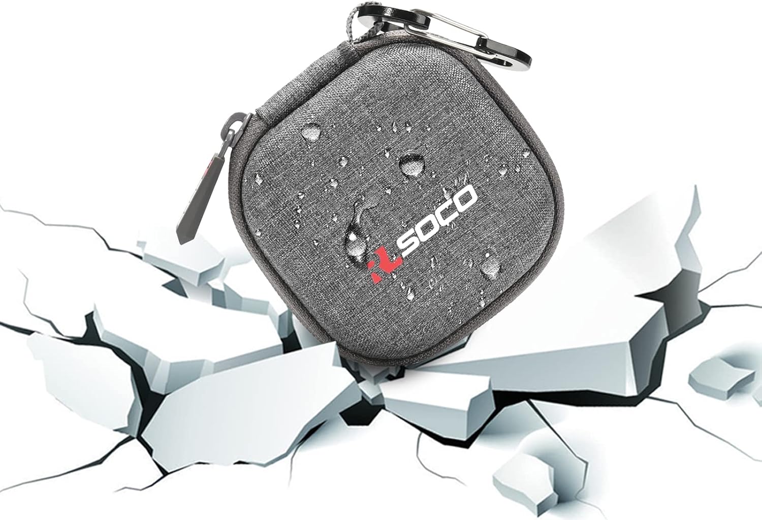 RLSOCO Hard Case for SHOKZ OpenFit 2/2+ / Air/OpenFit Open-Ear Headphones True Wireless Bluetooth Earphones (Grey) - Image 5