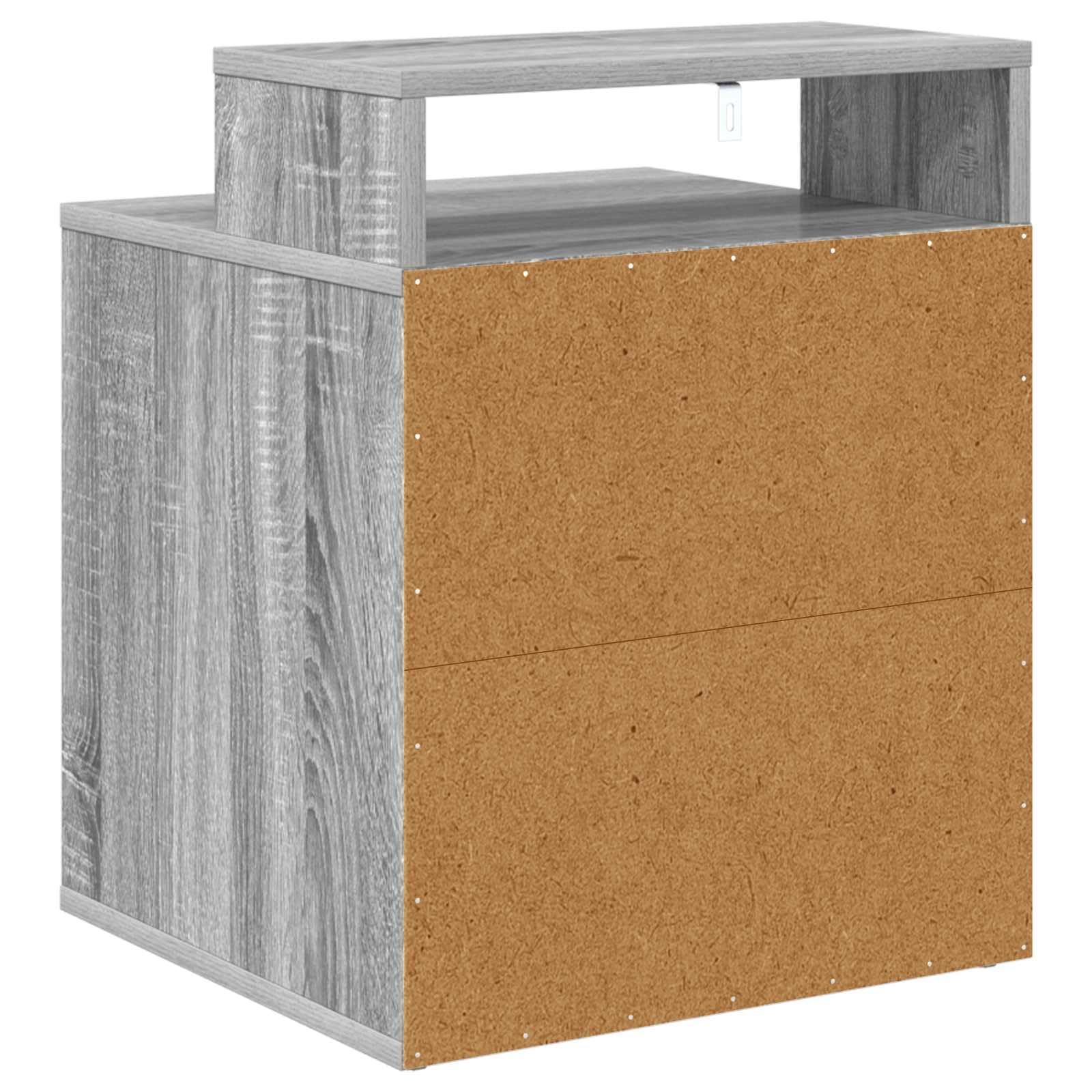 Katzenhaus Holzwerkstoff GrauesSonoma 42,5x40x53,5 cm | Stilvolle Katzenhöhle aus Holzwerkstoff fürs Wohnzimmer. Stabiler Rückzugsort und Schlafplatz für Hauskatzen.