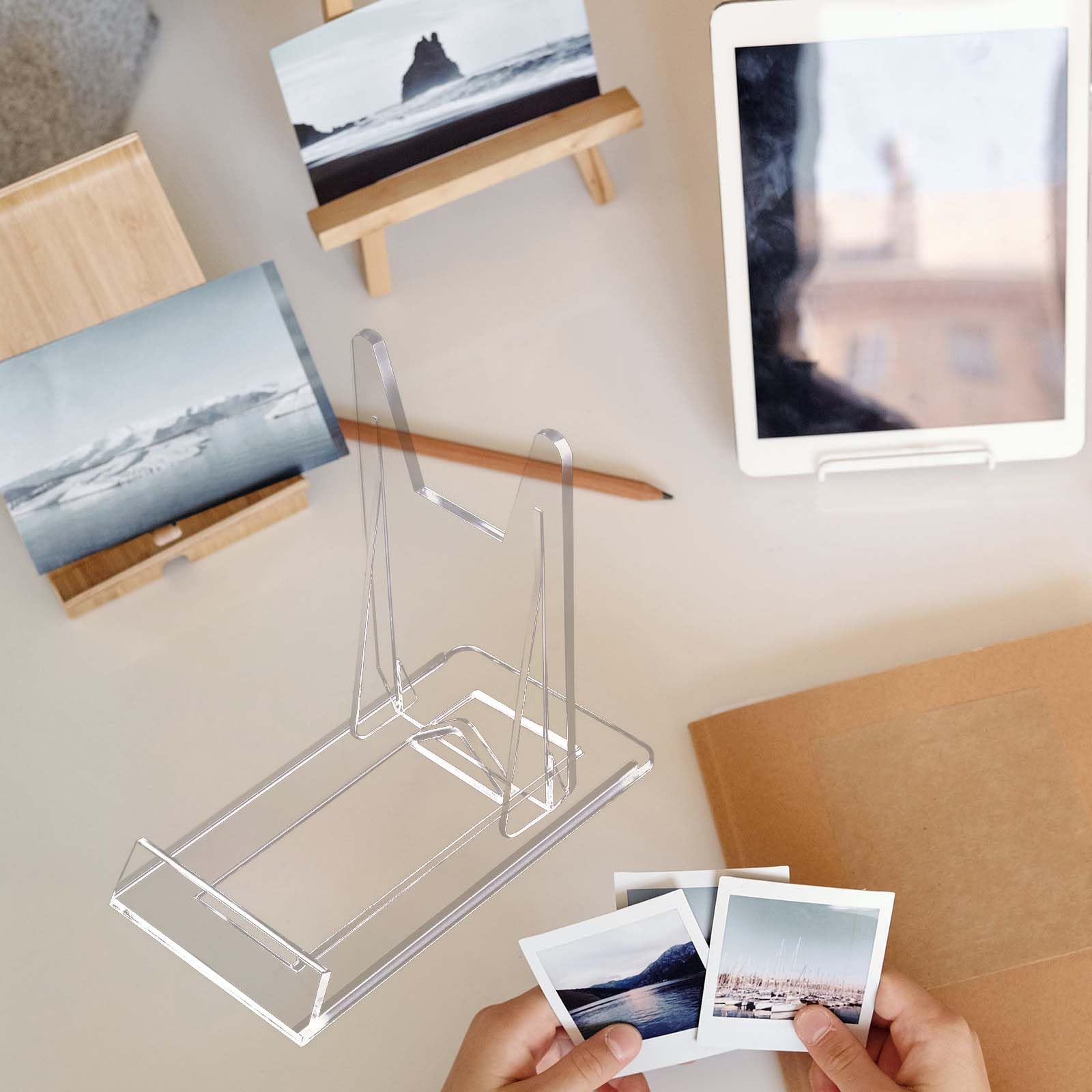 27 Stück Acryl Tellerständer – 6,5 X 5 X 5,5 Cm, Transparent, Verstellbar, Für Display & Deko