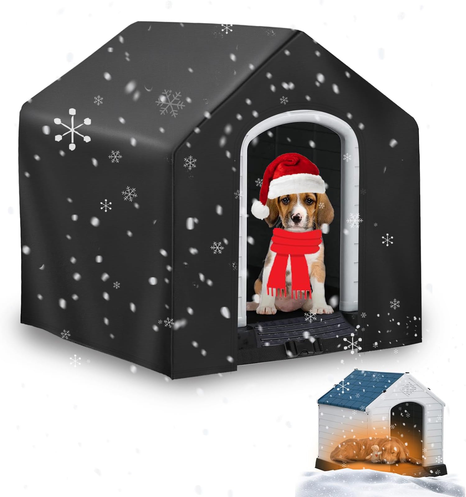 Amazon.com : Dog House Cover, Dog Houses Cover for Large Dogs Outside