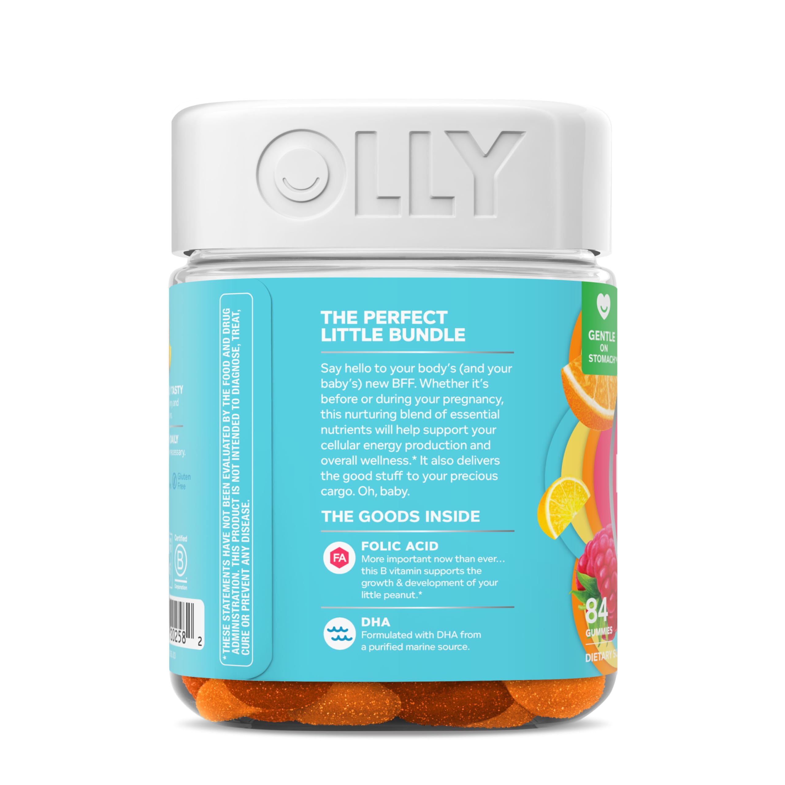 OLLY Prenatal Multivitamin Gummy, Daily Blend for Mommy & Baby - 84 Count — Amazon image 11