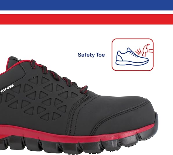 Amazon | Reebok Work Mens Sublite Cushion Work with Exofuse Slip