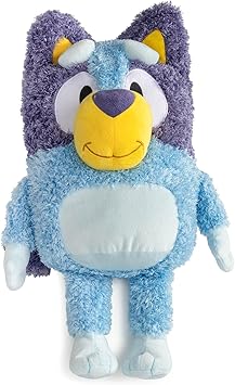 Jay Franco Bluey Plush Pillow Buddy - Soft Plushie Stuffed Pillow, 17 Inches, Blue - Bluey
