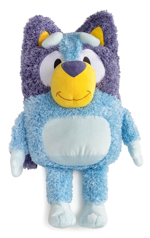 Jay Franco Bluey Plush Pillow Buddy - Soft Plushie Stuffed Pillow 17 Inches Blue - Bluey