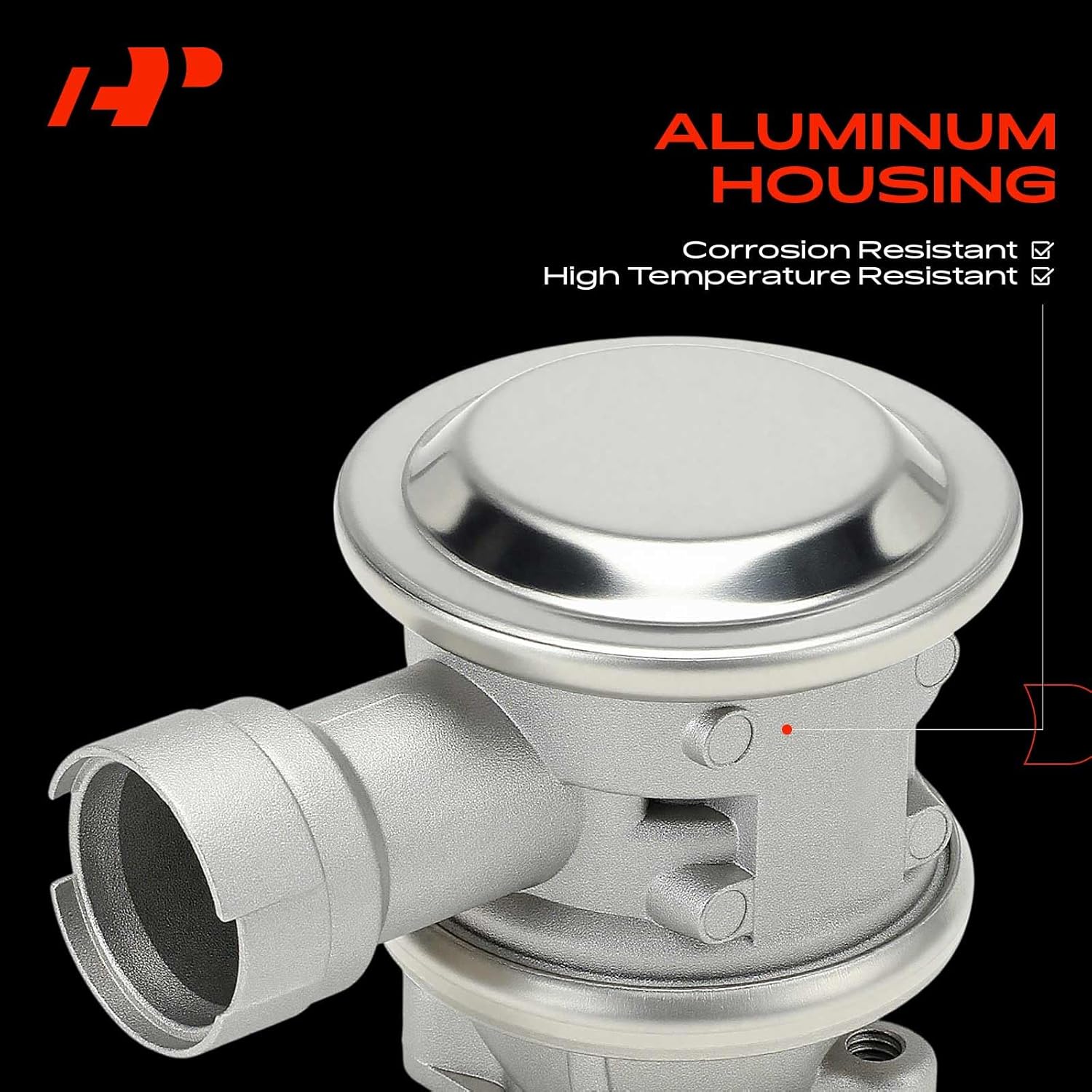 A-Premium Secondary Air Injection Check Valve Compatible with Volkswagen Jetta 2000-2003, Golf 2000-2006/2010, Beetle 1998-2005, GTI 2007, 2.0L, Air Pump Check Control Valve with Gasket