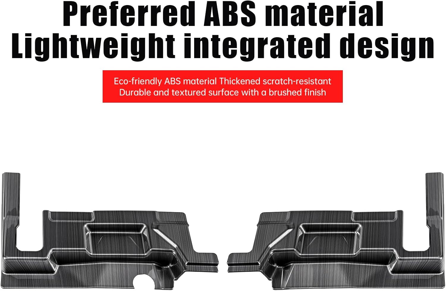 Seat Kick Panels for 2024-2025 2026 Toyota Land Cruiser 250, 1958 Prado LC250 Console Side Wrap Protection Modified Interior Seat Vent Cover Accessories (Front Row (Brushed Black Titanium))