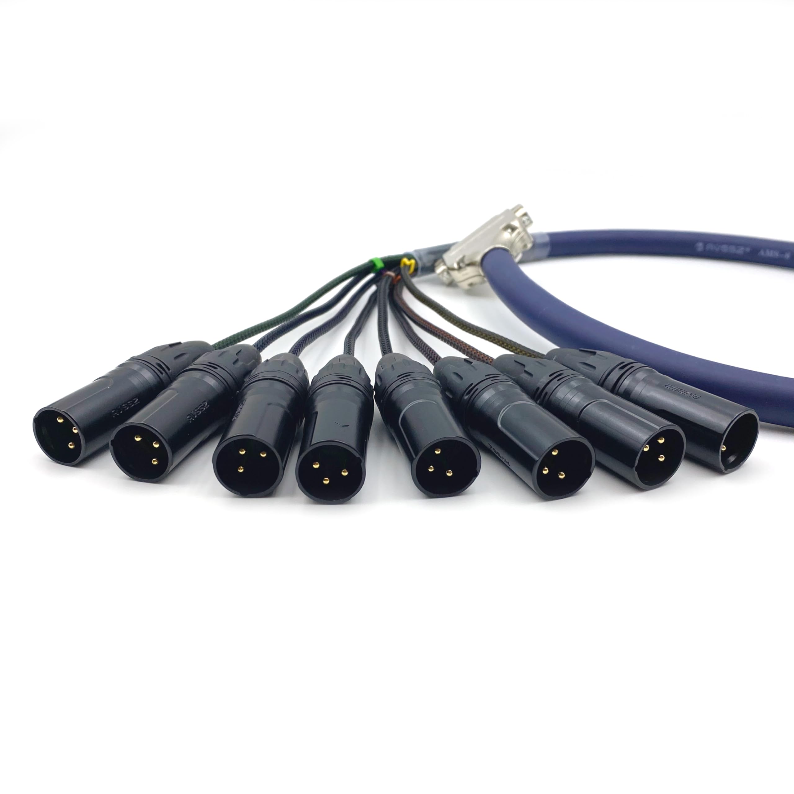 DB25 auf XLR Schlangenkabel, DB25-Stecker auf 8-K-XLR-Stecker, 3-poliger Stecker, symmetrisches Schlangenkabel, D-Sub-Patchschacht-Schnittstelle, modularer Draht, 5 m