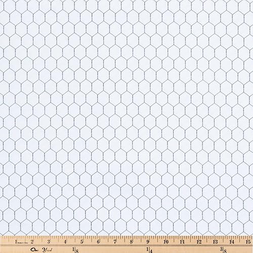 Miniatura 8 de Tela calicó de algodón de alambre de pollo (1 yarda) - Tela de costura impresa por The Yard - Tela precortada ligera para coser ropa, artículos para