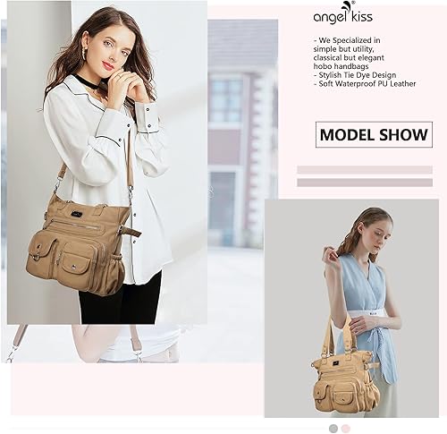 Miniatura 2 de Angel Kiss Bolsos de mano para mujer, bolsos de cuero sintético PU, bolsos de hombro para mujer, bolsos de bolsillo PU, Bags, Pockets