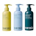 Fix My Curls Wash Day Trio | Cleansing & Moisturizing Shampoo, Hydrating Deep Conditioner | Silicone & Sulphate Free | F