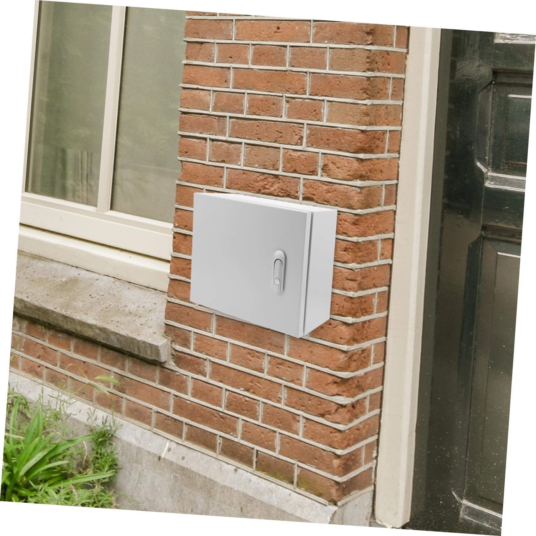 Holibanna Caja de Distribución Eléctrica Estanca para Exterior Armario Pared con Cerradura y Llave Resistente la Intemperie Diseño Robusto para Fácil Instalaciones al Aire