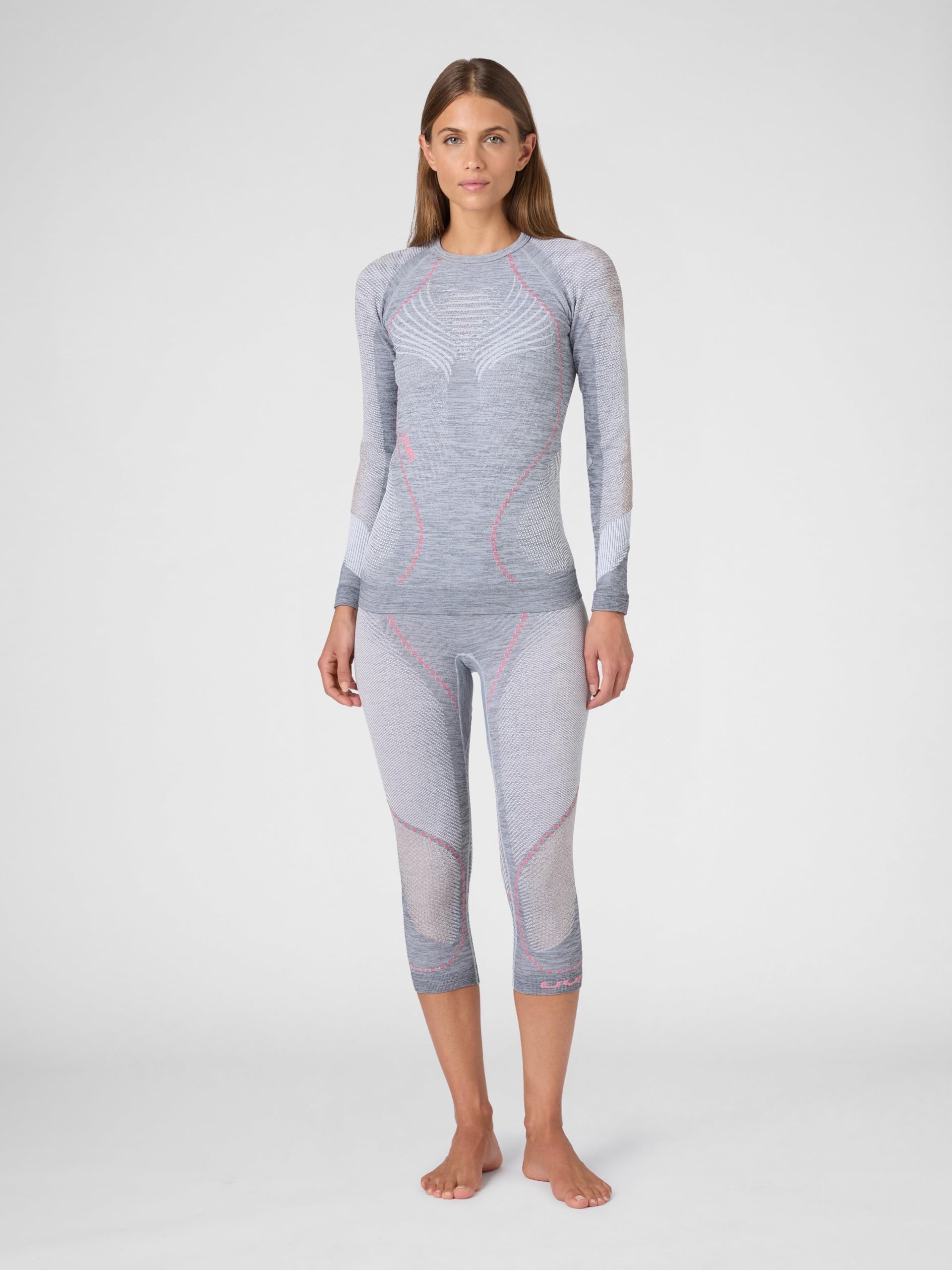 UYN Lady Ambityon UW Shirt LG_SL. Melange Ambityon Maglia Intima Manica Lunga da Donna Melange Donna