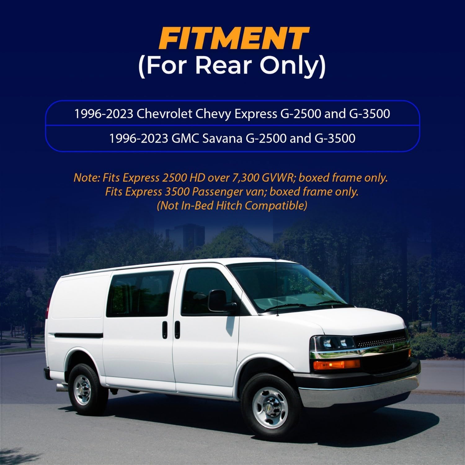 TORQUE Airbag Air Bag Suspension Kit for 1996-2023 Chevrolet Chevy Express and GMC Savana G-2500 G-3500 G2500 G3500 Rear Helper Bag Spring 5000 lbs (Replaces Air Lift 57205 LoadLifter 5000) (TR57205)