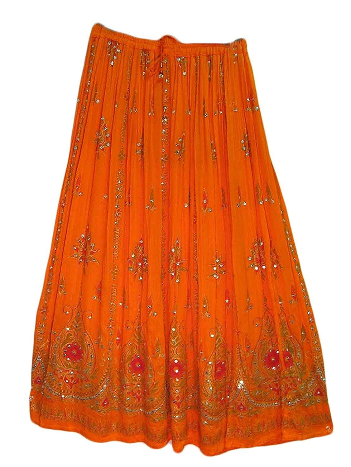 Fashion Passion India Womens Long Skirt India Traditional Clothing Designer for Spring Summer
