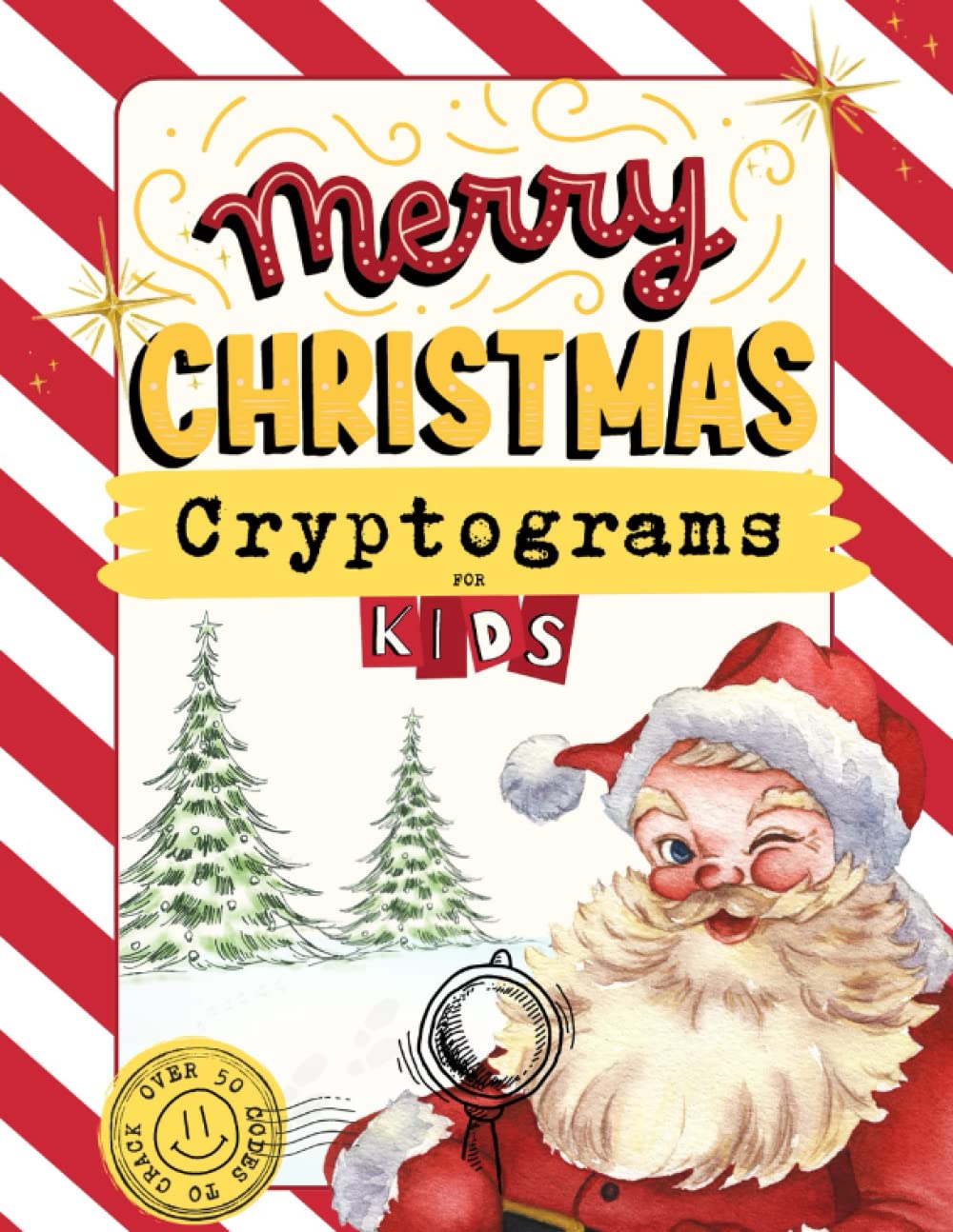 Merry Christmas Cryptograms Puzzle Book For Kids | Christmas Riddles and Jokes | Secret Codes for Girls and Boys | Decoding Book: Crack the Code, ... , Christmas Activity Book, Gift Ideas