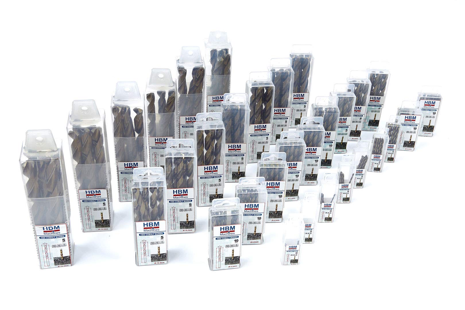 hbm 3,4 mm. foret au cobalt, emballé par 10 pièces