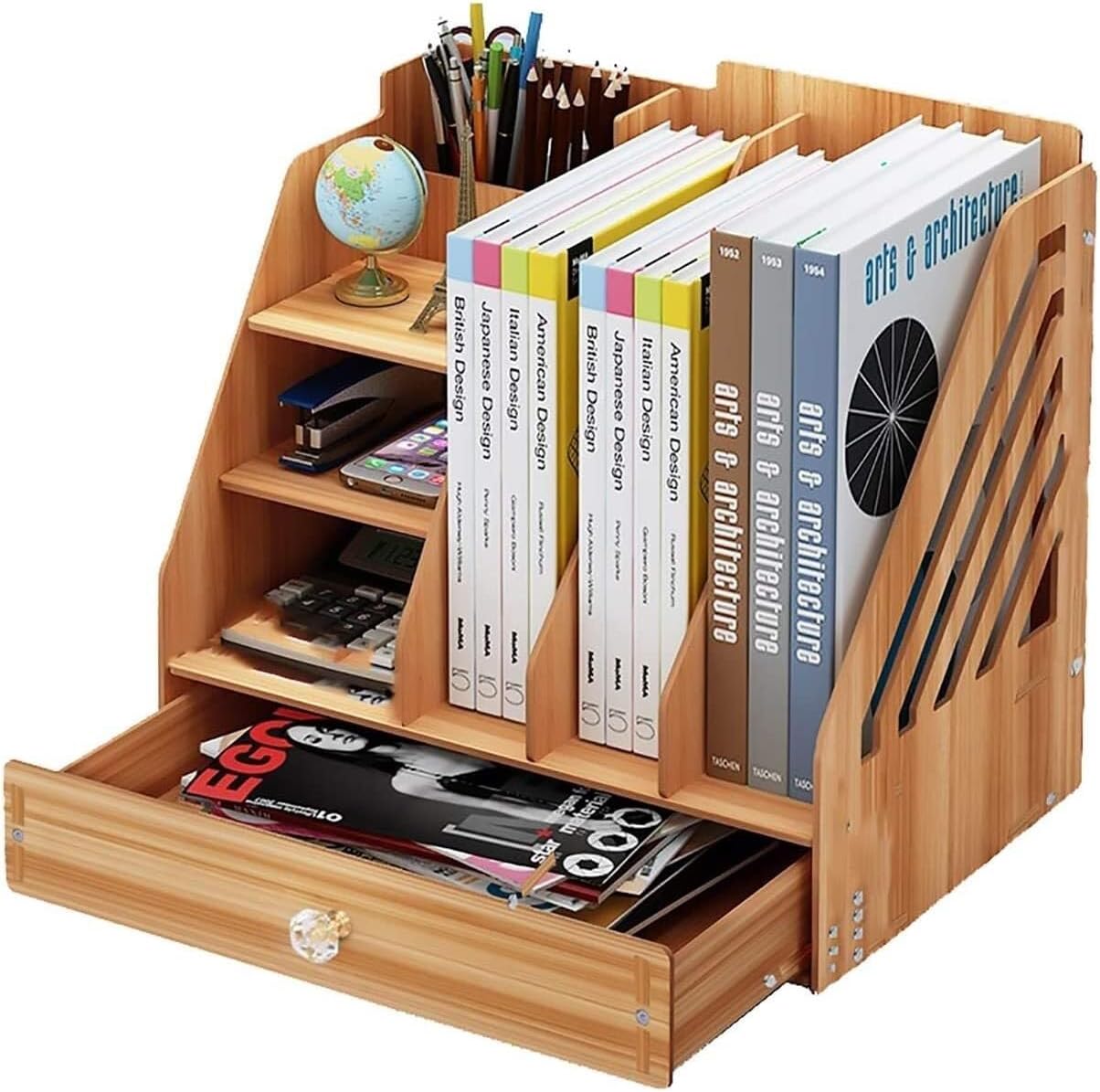 Filing Cabinets for Home Office Storage Drawers Multi-Functional Wood Making Desk Organizer File Cabinet Office Supplies Desktop (Size : A)