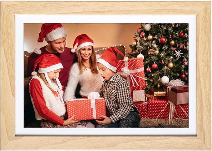 10.1 Inch Digital Picture Frame WiFi Digital Frame, 800×1280 HD IPS Touchscreen Smart Digital Photo Frame, 32GB Memory, Auto-Rotate Electronic Picture Frame Easy to Share Photos and Video via App