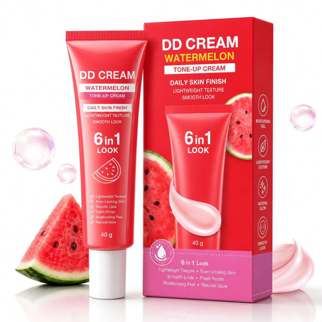 Dress Tone-up Cream - Quick Skin Tone Balancer，1PACK | COMPACT 40G TUBE