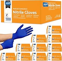 Vista 8 de Inspire Cobalt Blue Nitrile Disposable Gloves 4.5 Nitrile Safety Medical Exam Cooking Cleaning Disposable Gloves