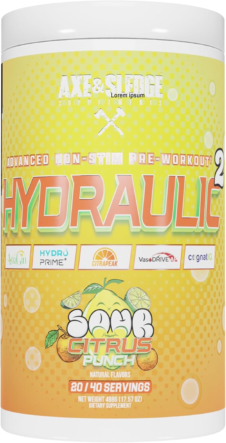 Amazon.com: Axe & Sledge Supplements Hydraulic Stimulant-Free Pump Pre ...