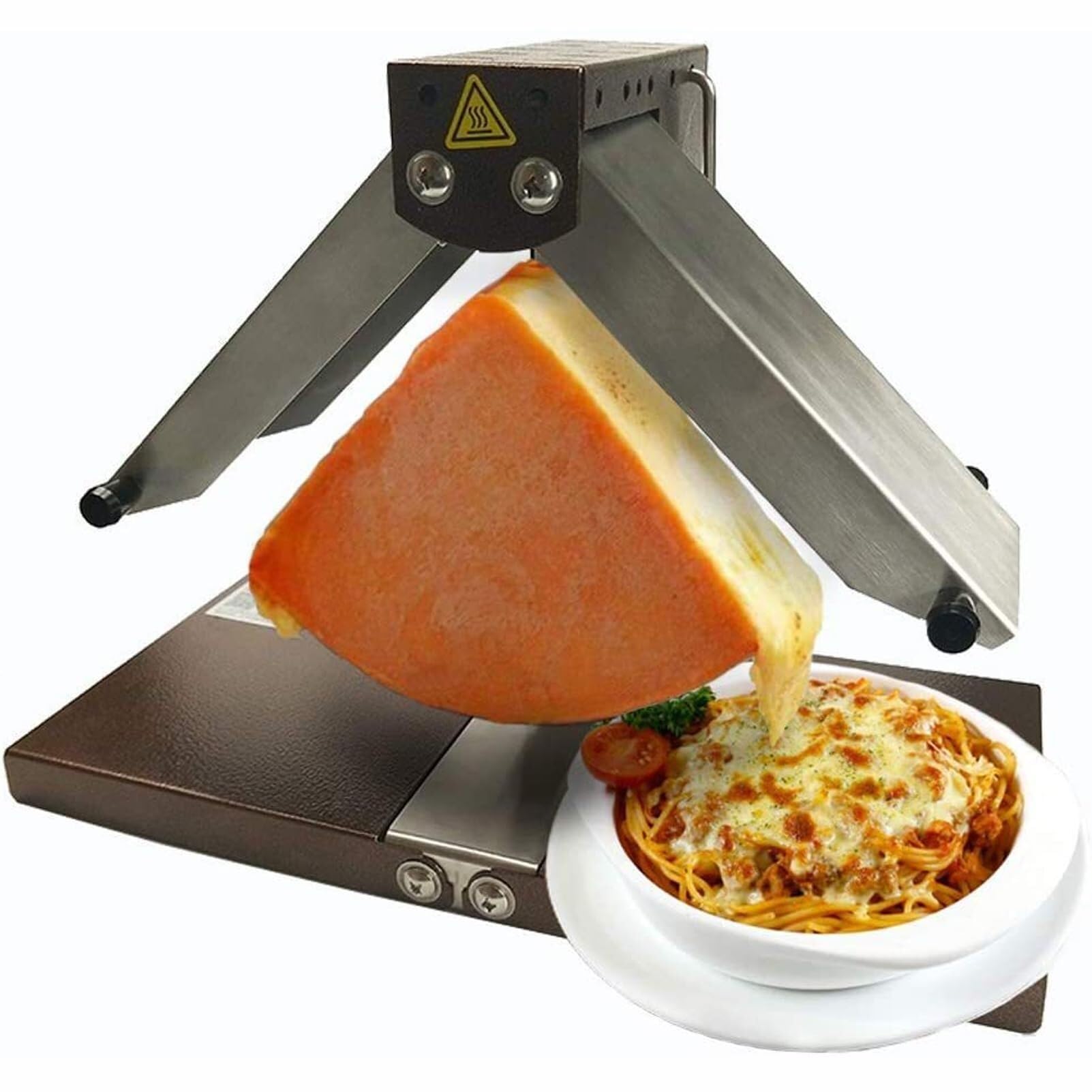 Elektrischer Raclette-Käse-Schmelzer, doppelte Erwärmung für schnelles Schmelzen, ideal für Restaurants und Käse-Enthusiasten