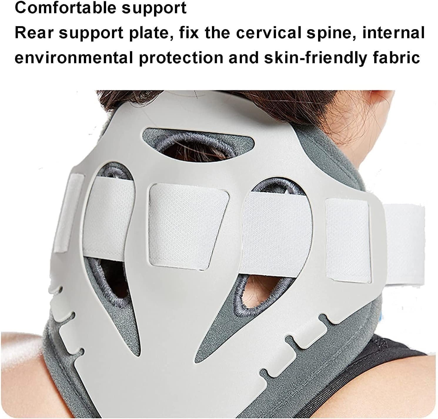 Nackenbandage Neck Brace Collar Adult Neck Brace | Ergonomische Nackenstütze Cervical Fixation Brace | Lindert Nackenschmerzen und Druck auf die Wirbelsäule Zahnspange zur Schmerzlinderung