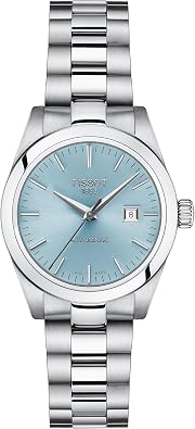 Tissot T-My Lady Swiss Automatic Watch for Women, 29.3 mm, Stainless Steel, Ice Blue Dial, T1320071135100