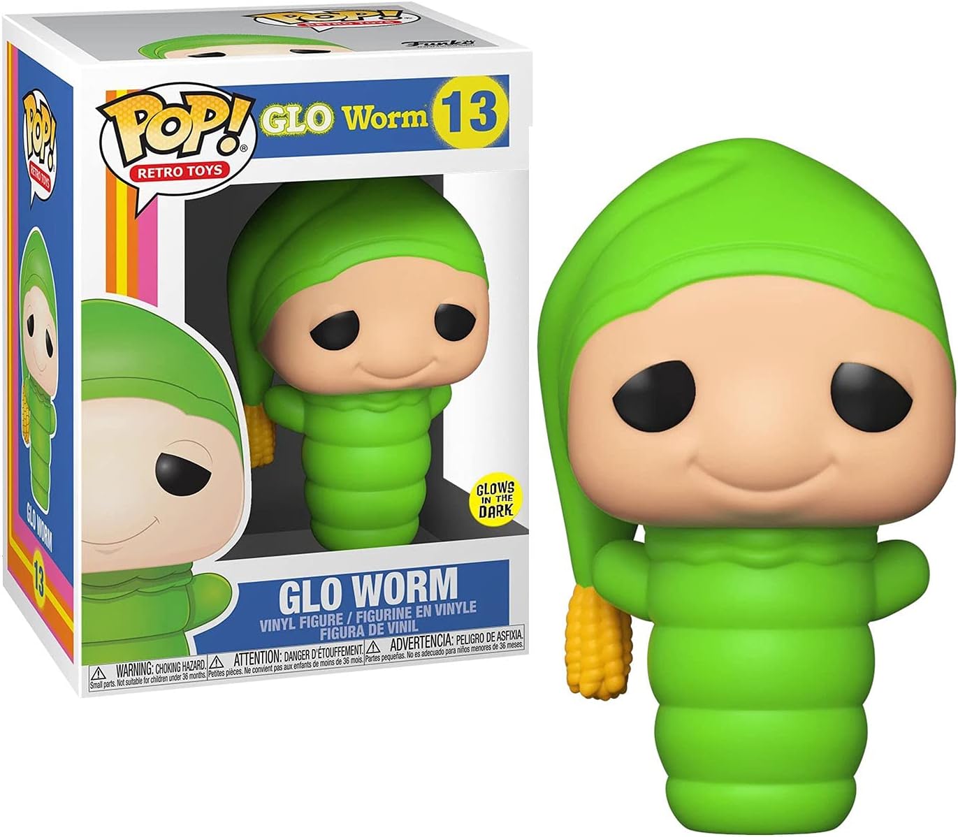 Funko Pop! Retro Toys: Hasbro - Glo Worm (Glow in The Dark)