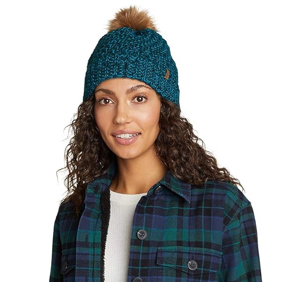 Cabin Faux Fur Pom Beanie, Meridian 