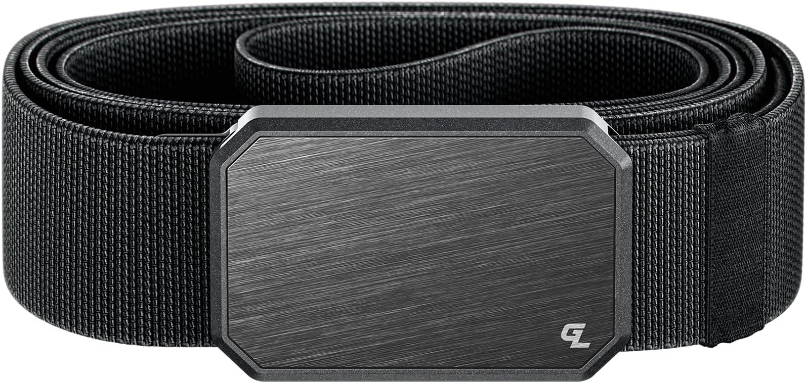 Groove Life Groove Belt Men's Stretch Nylon Belt with Magnetic Aluminum Buckle, Lifetime Coverage