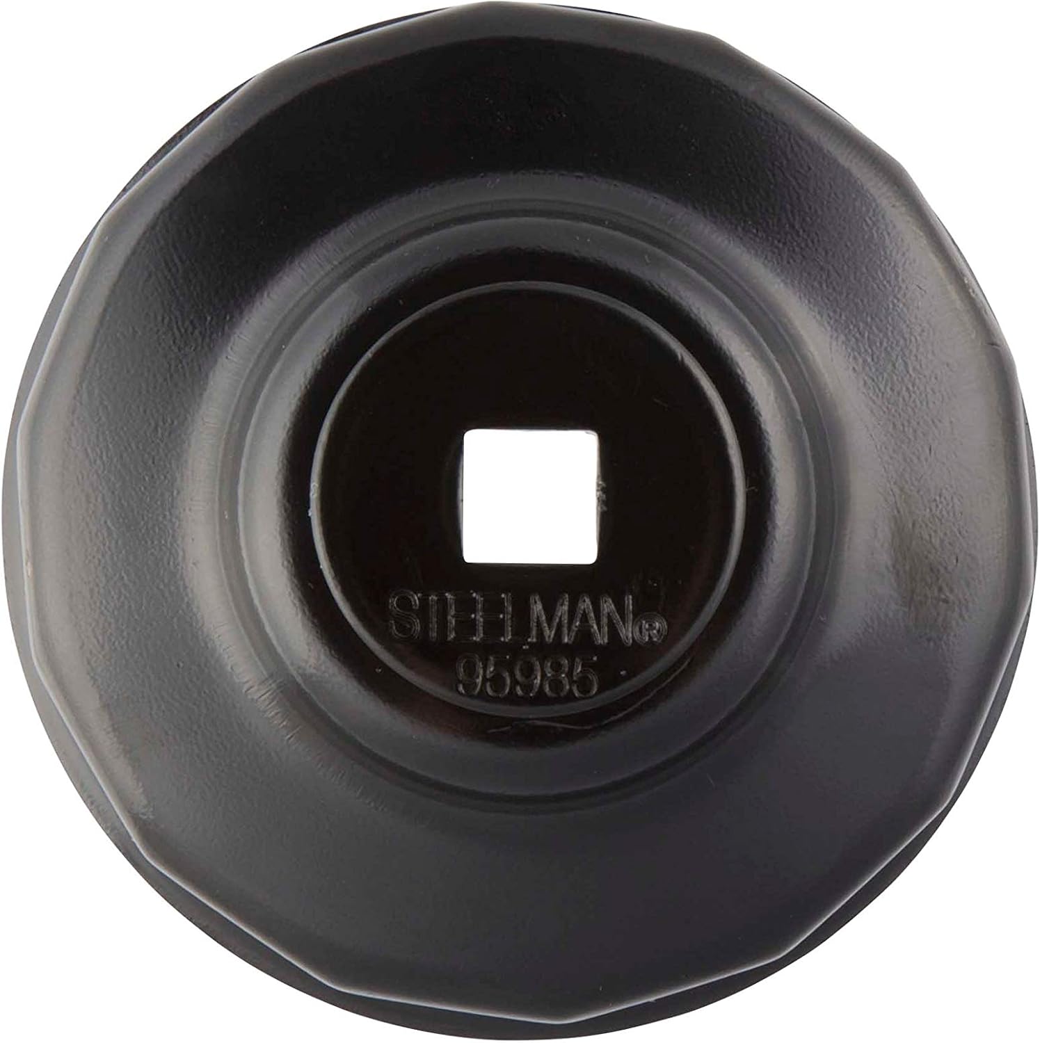 Steelman Oil Filter Cap Wrench for Mazda, 76mm x 14 Flute, 3/8-inch Drive, Low-Profile Design for Confined Space