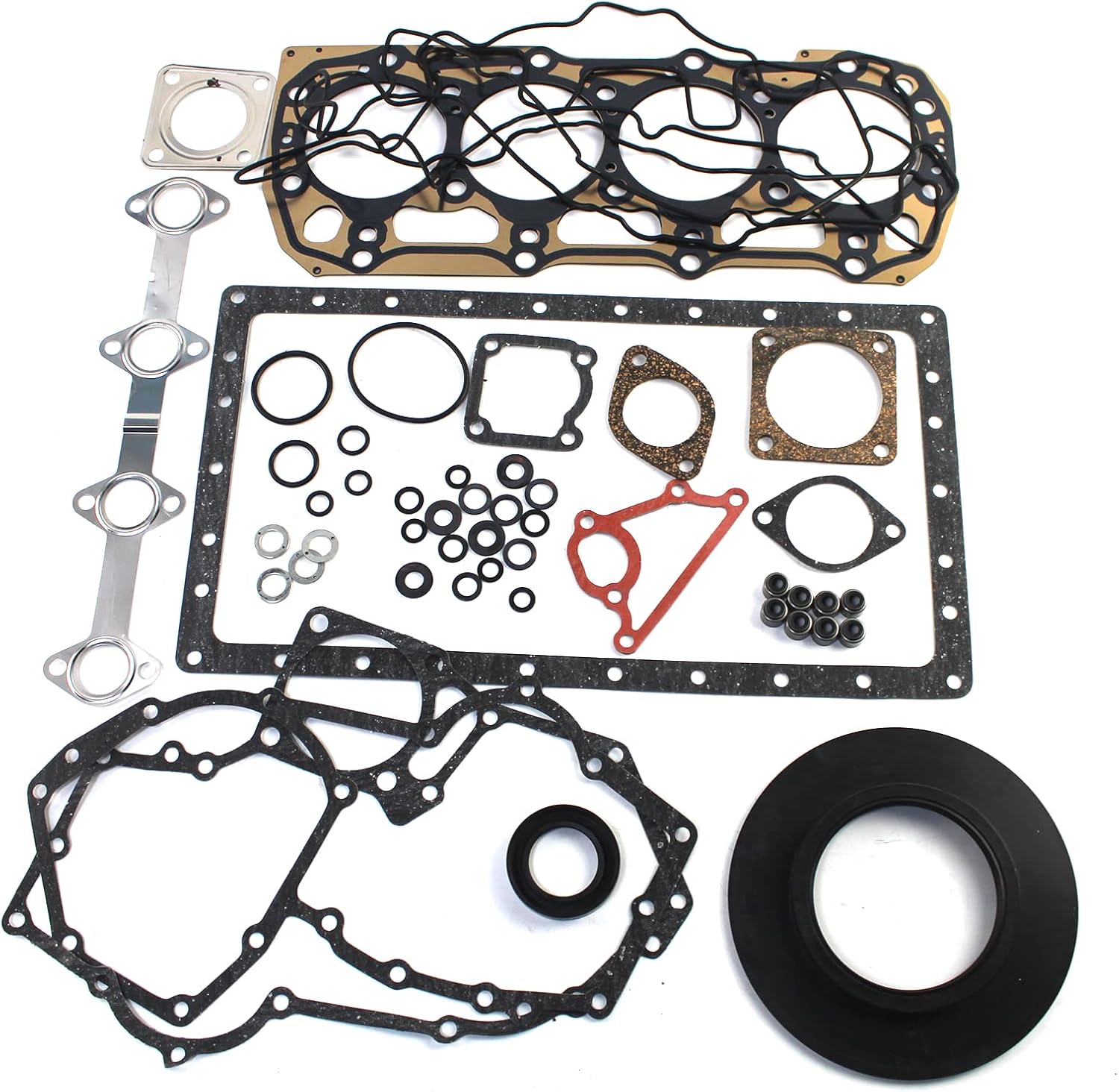 N844 N844T Engine Full Gasket Kit Head Gasket Set for New Holland LS175 LX665 1920 T1530 Shibaura ST450 T1530 T2410 T2420 Tractor Perkins 404C-22T L175 Engine Repair
