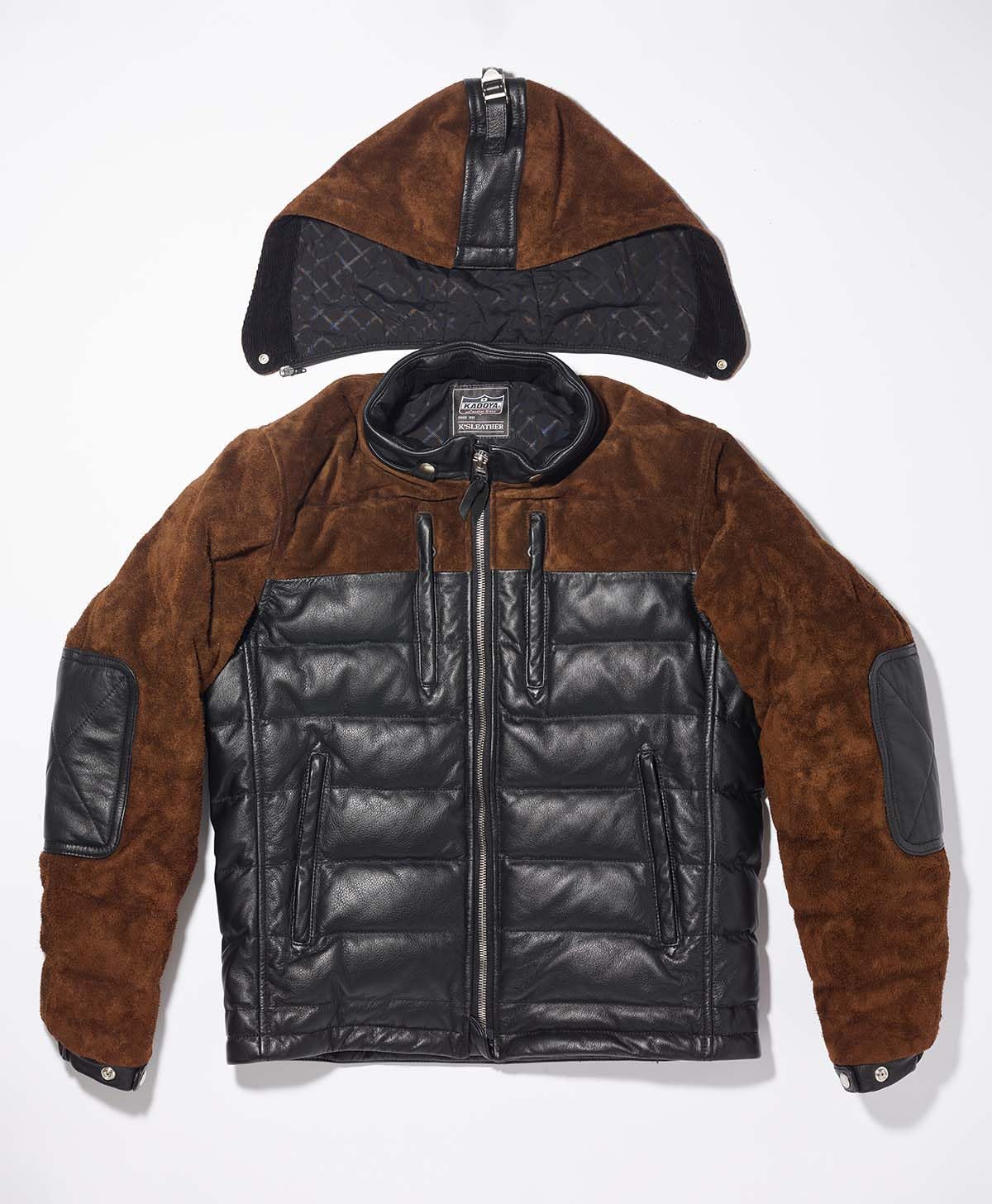 カドヤLEATHER Mサイズ ダークブラウンレザージャケット