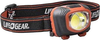 Life Gear Stormproof 260 Lumen COB Headlamp