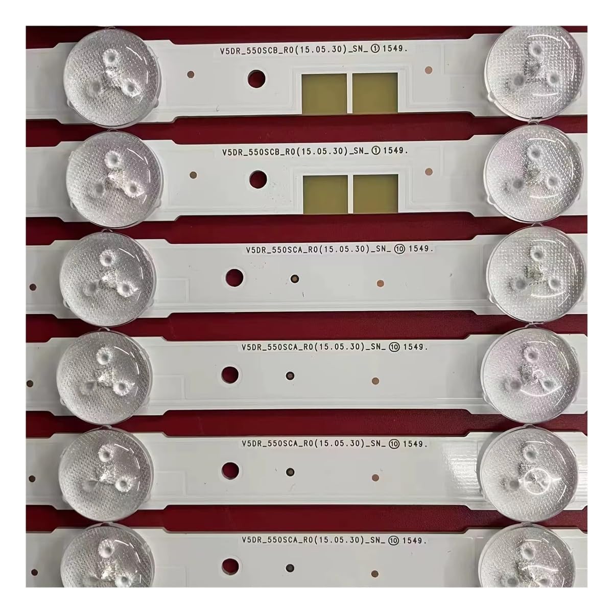 HYKPSTYJY LED Backlight Strip for UN55JS7200F UN55JS7200K UN55JS7200DF UN55JS7200G UN55JS7000F UN55JS7200 V5DR 550SCA R0 BN96-38481A