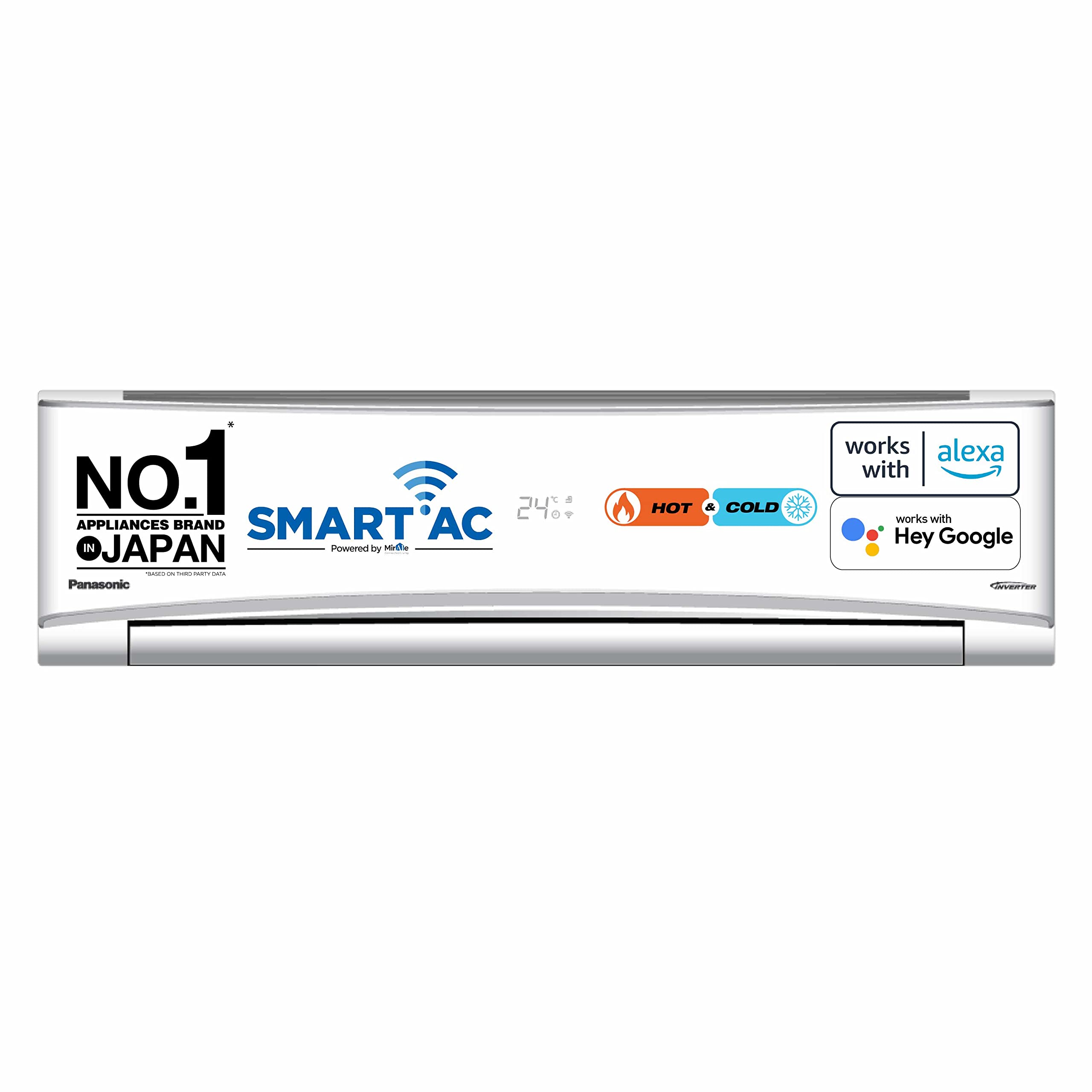 Panasonic 1.5 Ton 3 Star Hot and Cold Wi-Fi Inverter Smart Split AC (Copper, 7 in 1 Convertible with AI, Twin Cool, PM 0.1 Filter, CS/CU-KZ18ZKYF, 2023 Model, White) (B0BRJFLLJX) Amazon Price History, Amazon Price Tracker