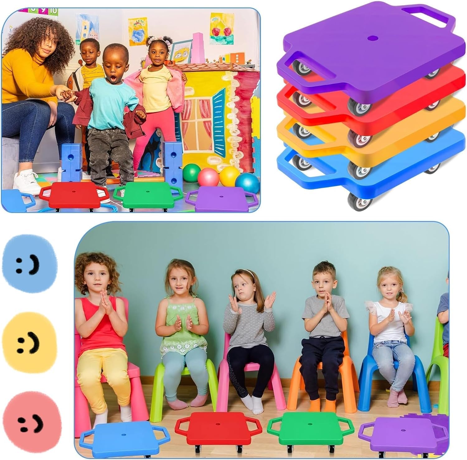 Rockible Planche De Scooter, Planche Assise, Planche De Sol