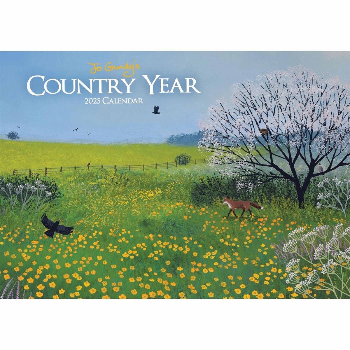 Carousel Calendars Jo Grundy Country Year A4 2025 (PFP)