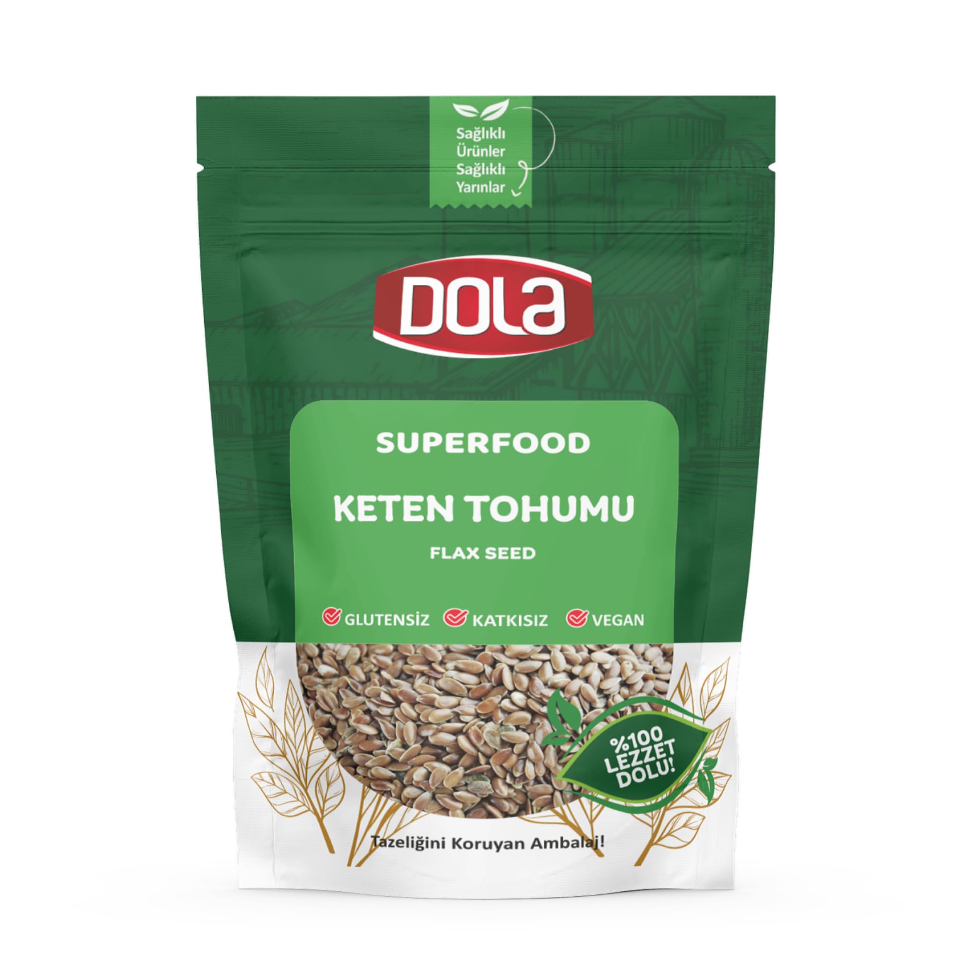 Dola Keten Tohumu 400 Gr Glutensiz