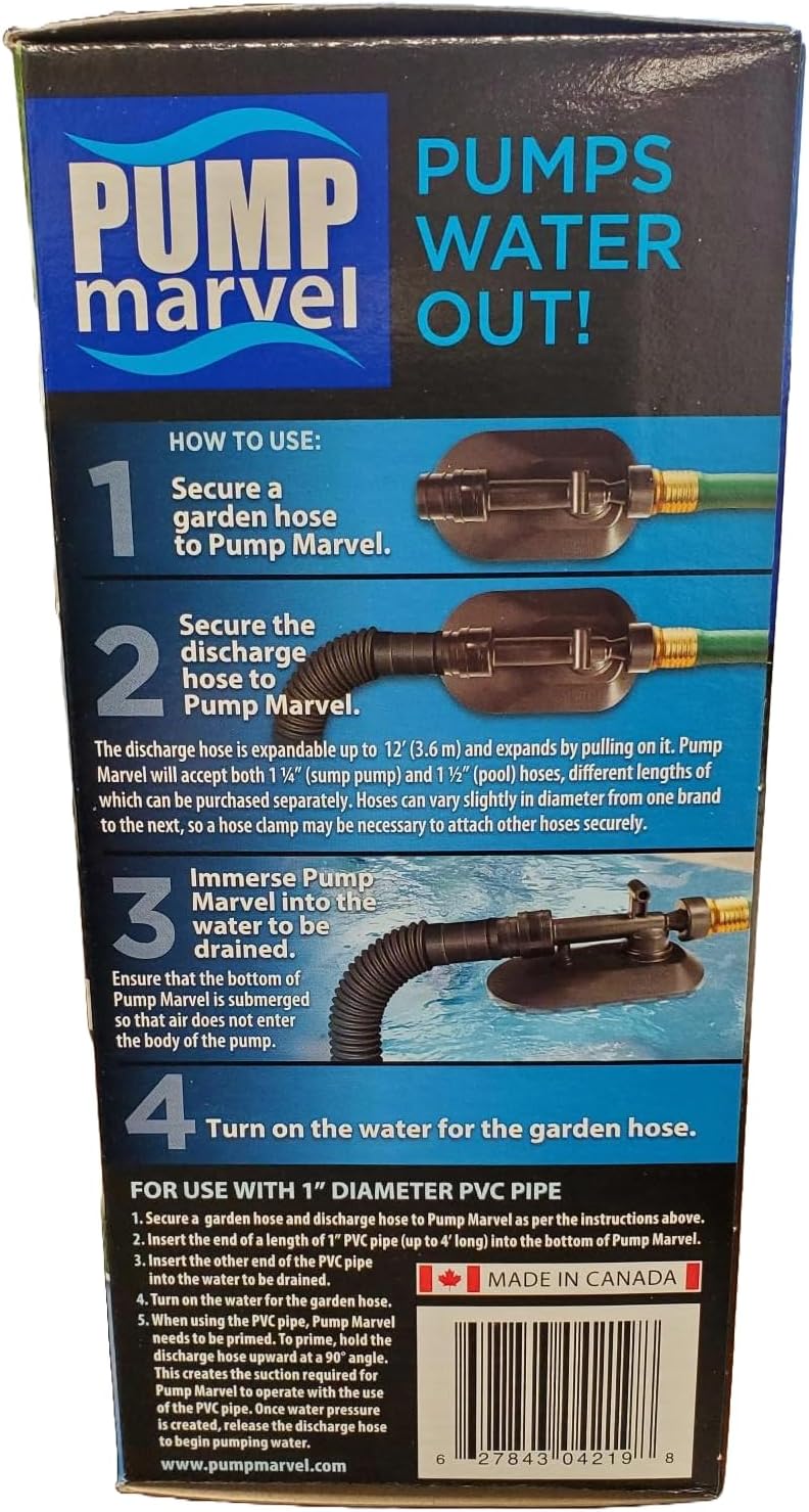 Water Pressure, The Venturi Effect And Vacuum Pump Marvel For Uses Pressure From A Garden Hose