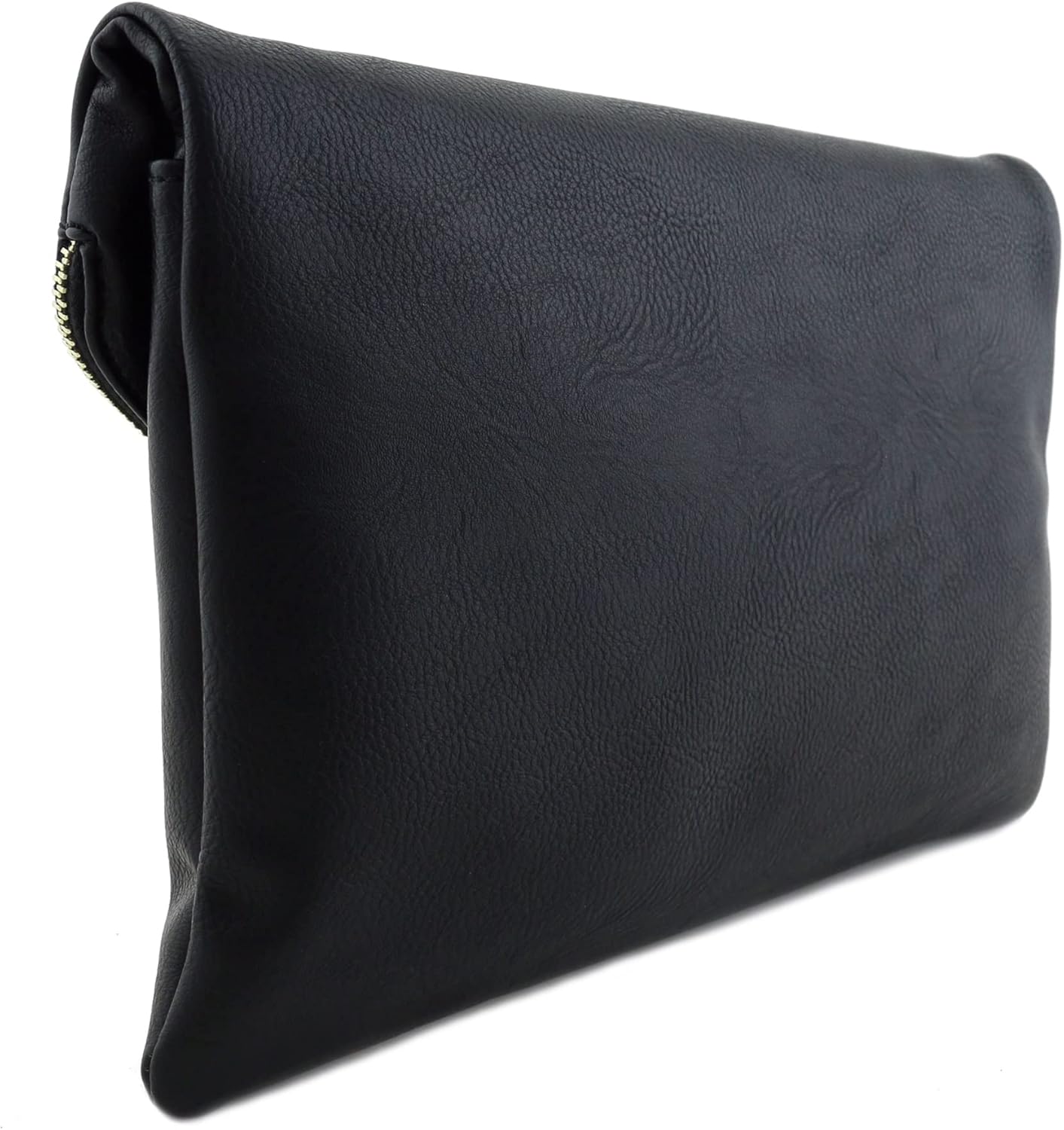 FashionPuzzle Oversized Envelope Clutch Evening Bag with Chain Strap - Image 4