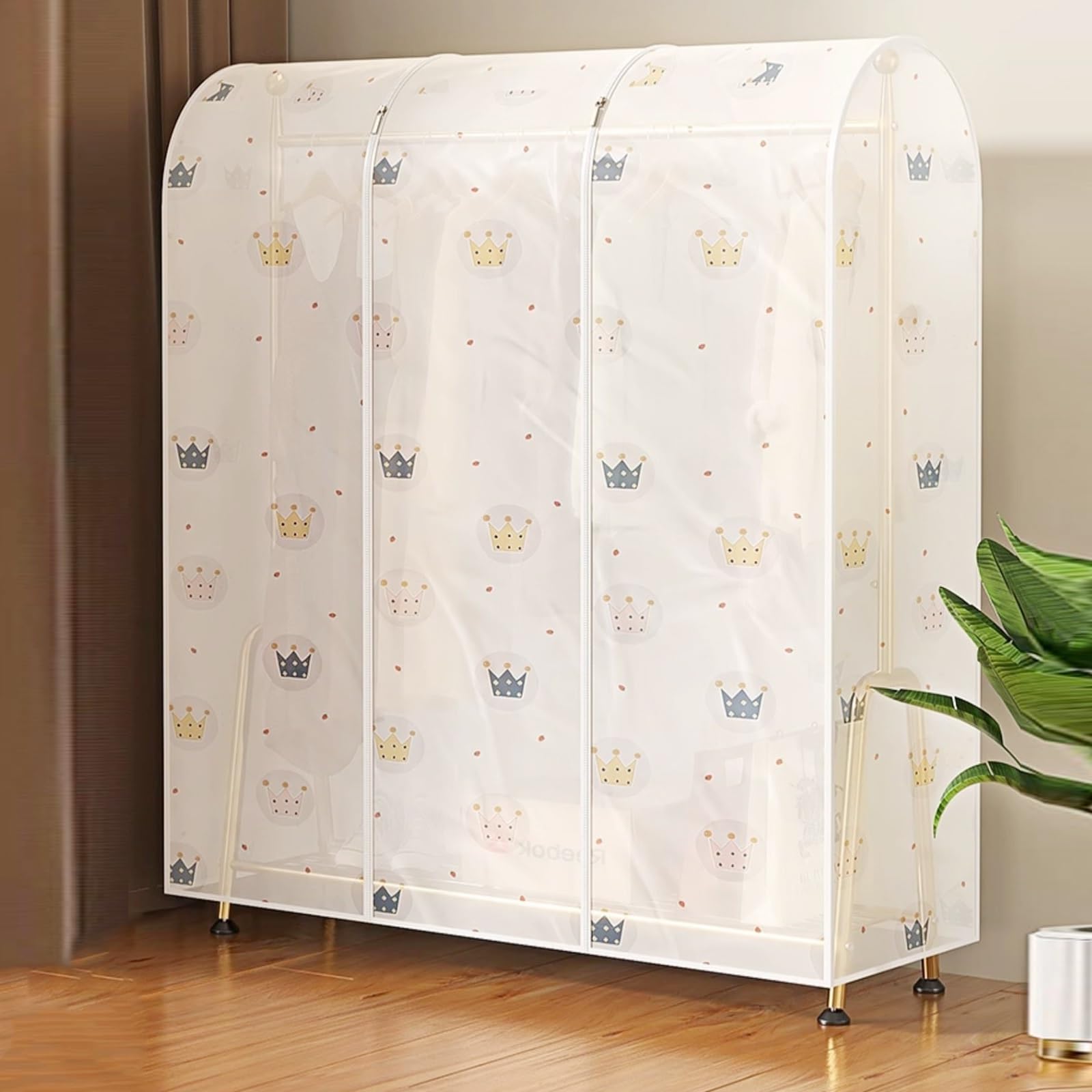 Funda Ropa Funda Perchero Translúcido Ropa Colgar Armario con Cremallera, Almacenaje para A Prueba de Humedad del Polvo No Requiere Apto para Toda la Ropa(110x50x150cm)
