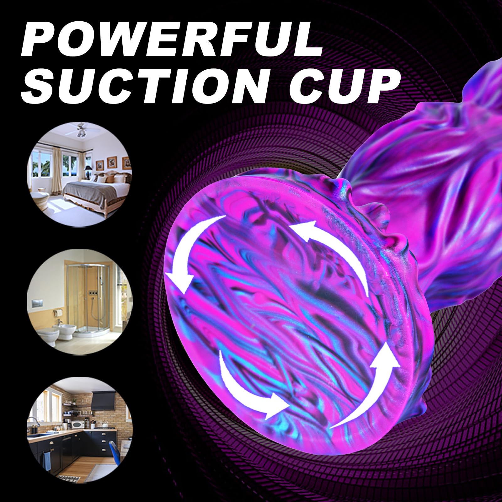 13" Giant Monster Knot Horse Dildo Realistic Fantasy Dragon Anal Stimulation with 4 Dog Knots, 12" Silicone Suction Cup Thick XX Giant Dildo for G-spot Anal, Adult Sex Toy for Gays Men Women Lesbians