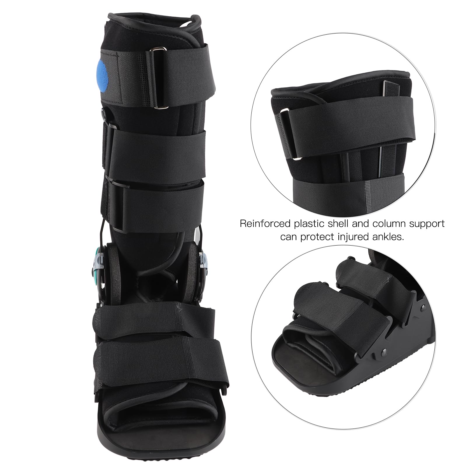 M Tamaño Aquiles Botas Tendón Boots Aprendible Brace de tobillo para rehabilitación y soporte de fracturas