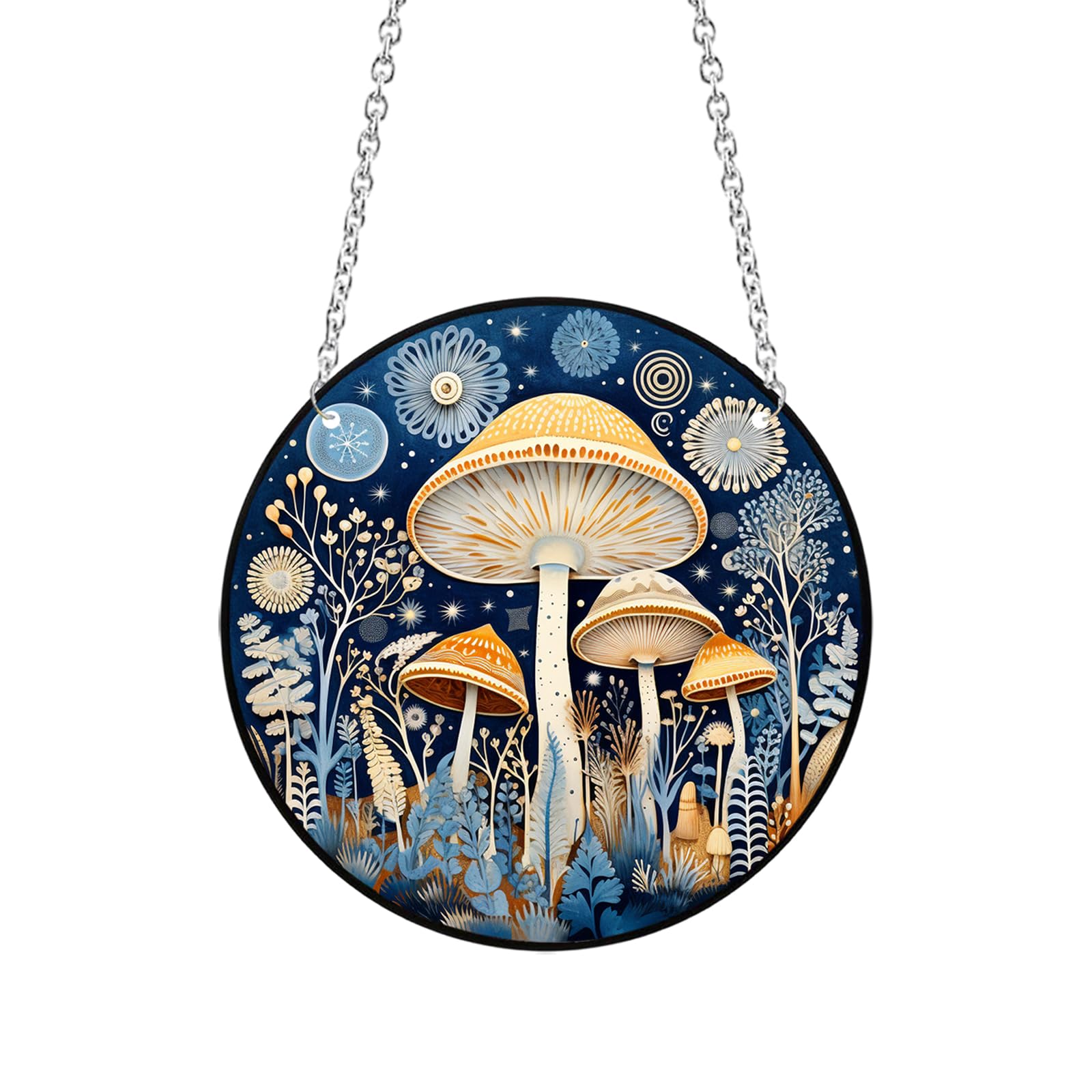 Attrape-soleil champignon : cadeau idéal peint à la main pour femme
