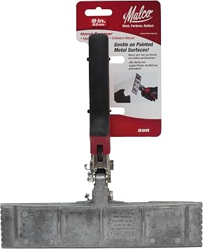 Malco S9R 9 Hand Seamer 9-Inch Die Cast Zinc Jaws for Aluminum Roof Flashing, Coil Stock & Fascia | 7:1 Compound Leverage | Ergonomic Redline Handle