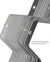 Vista 6 de Honeycomb Separator Adjustable Drawer Organizer Divider for Underwear Belt-Scarf Socks Organizer (Gray(2pcs)) Gris (2 piezas)