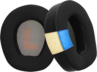 kwmobile 2X Kunstleder Ohr Polster für JBL Quantum 300 / Quantum 200 Ohrpolster - Ersatz Ohrpolster - Kopfhörer Ersatzteile - Kopfhörer Ersatzpolster mit Cooling Effekt